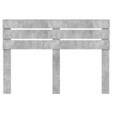 Testiera con testiera Grigio cemento 140 cm Legno truciolato