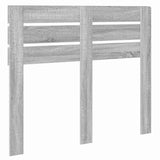 Testiera con testiera Grigio Sonoma 135 cm Legno truciolato