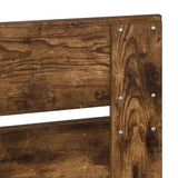 Testiera con testiera Rovere fumé 120 cm Legno truciolato