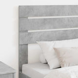 Testiera con testiera Grigio cemento 90 cm Legno truciolato