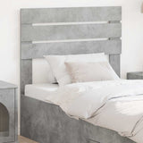 Testiera con testiera Grigio cemento 90 cm Legno truciolato