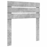 Testiera con testiera Grigio cemento 90 cm Legno truciolato