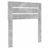 Testiera con testiera Grigio cemento 90 cm Legno truciolato