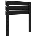Testiera con testiera Rovere Nero 80 cm Legno truciolato