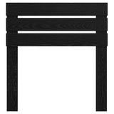 Testiera con testiera Rovere Nero 80 cm Legno truciolato
