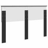 Testiera con testiera Rovere Nero 150 cm Legno truciolato