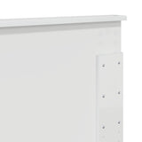 Testiera con testiera Bianco Lucido 150 cm Legno truciolato