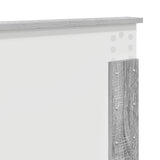 Testiera con testiera Grigio Sonoma 140 cm Legno truciolato