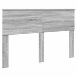 Testiera con testiera Grigio Sonoma 140 cm Legno truciolato