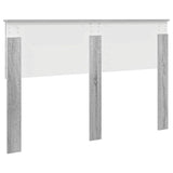 Testiera con testiera Grigio Sonoma 140 cm Legno truciolato
