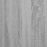 Testiera con testiera Grigio Sonoma 140 cm Legno truciolato