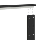 Testiera con testiera Rovere Nero 135 cm Legno truciolato