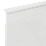 Testiera con testiera Bianco Lucido 100 cm Legno truciolato