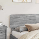 Testiera con testiera Grigio Sonoma 200 cm Legno truciolato