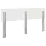 Testiera con testiera Grigio Sonoma 200 cm Legno truciolato