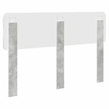 Testiera con testiera Grigio cemento 150 cm Legno truciolato