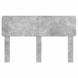 Testiera con testiera Grigio cemento 150 cm Legno truciolato