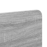 Testiera con testiera Grigio Sonoma 150 cm Legno truciolato