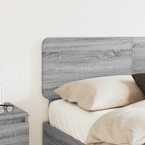 Testiera con testiera Grigio Sonoma 150 cm Legno truciolato