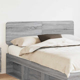 Testiera con testiera Grigio Sonoma 150 cm Legno truciolato