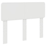 Testiera con testiera Bianco Lucido 135 cm Legno truciolato