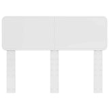 Testiera con testiera Bianco Lucido 135 cm Legno truciolato