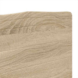 Testiera con testiera Rovere Sonoma 200 cm Legno truciolato
