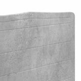Testiera con testiera Grigio cemento 135 cm Legno truciolato