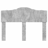 Testiera con testiera Grigio cemento 135 cm Legno truciolato