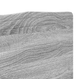 Testiera con testiera Grigio Sonoma 120 cm Legno truciolato