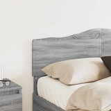 Testiera con testiera Grigio Sonoma 120 cm Legno truciolato