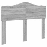 Testiera con testiera Grigio Sonoma 120 cm Legno truciolato