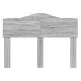 Testiera con testiera Grigio Sonoma 120 cm Legno truciolato