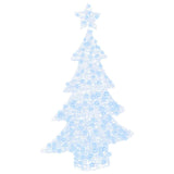 Albero di Natale con 100 LED Bianco freddo 120 cm Acrilico