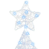 Albero di Natale con 160 LED Bianco freddo 150 cm Acrilico