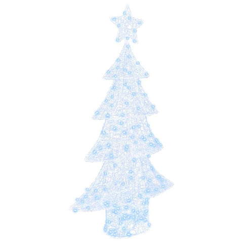 Albero di Natale con 160 LED Bianco freddo 150 cm Acrilico