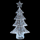 Albero di Natale con 160 LED Bianco freddo 150 cm Acrilico