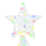 Albero di Natale con 240 LED Multicolore 180 cm Acrilico