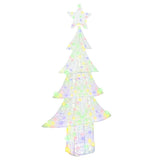 Albero di Natale con 240 LED Multicolore 180 cm Acrilico