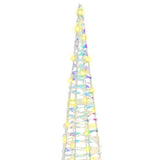 Albero di Natale 3 pcs Bianco caldo 20 x 20 x 80 cm PET