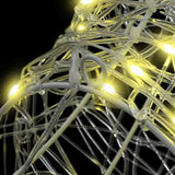 Testa di Renna con 140 LED Bianco caldo 60 cm Acrilico