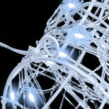 Testa di Renna con 140 LED Bianco freddo 60 cm Acrilico