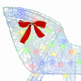 Slitta trainata da renna colorato 70 x 26 x 128.5 cm Acrilico