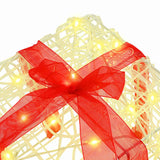 Scatola Regalo 3 pcs Bianco caldo 20 x 20 x 20 cm Acrilico