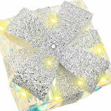 Scatola Regalo 3 pcs Bianco caldo 20 x 20 x 20 cm PET