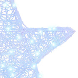 Stella 3D con 50 LED Bianco freddo 55 x 53.5 x 10 cm Acrilico