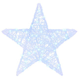 Stella 3D con 50 LED Bianco freddo 55 x 53.5 x 10 cm Acrilico