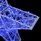 Stella 3D con 50 LED Blu 55 x 53.5 x 10 cm Acrilico