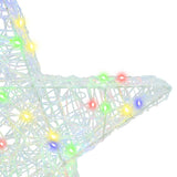 Stella 3D con 50 LED Multicolore 55 x 53.5 x 10 cm Acrilico