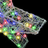 Stella 3D con 50 LED Multicolore 55 x 53.5 x 10 cm Acrilico